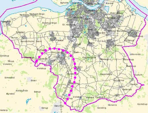 Aalborg Kommune sydvest. Foreningens arbejdsområde. Aalborg sydvest
