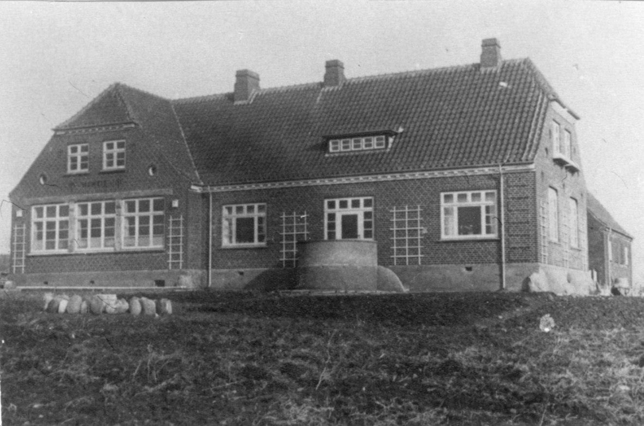 Annerup skole kort efter opførelsen Annerup skole kort efter opførelsen